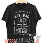 Camiseta dia dos Pais best dad