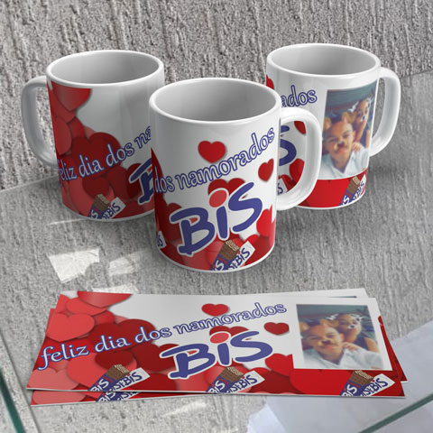 Caneca bis feliz dia dos namorados